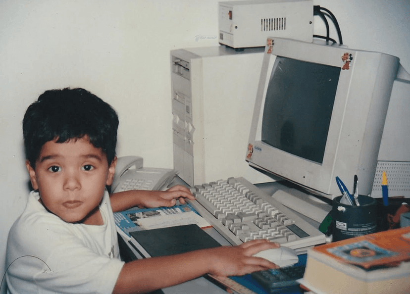 Felipe Hamasaki de niño